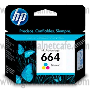 CARTUCHO  #664 (F6V28AL) COLOR ORIGINAL 1115, 2675, 4535, 4675, 2135, 3635, 3775 100% Nuevo