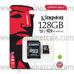 MEMORIA  MICROSD 128GB  KINGSTON CLASE 10 