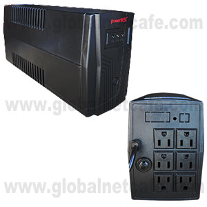 1000VA CON 500WATTS DE CAPACIDAD UPS Y REGULADOR  POWERBOX UPSPB-PBR1006 4BAT-2REG 100% Nuevo