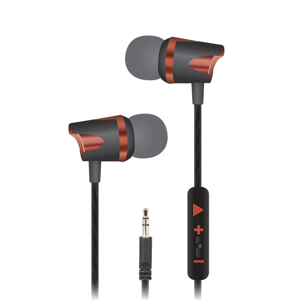 AUDIFONO IN-EAR UNNO TEKNO HS7009RD 3.5MM SOULBUDS ROJO 100% Nuevo